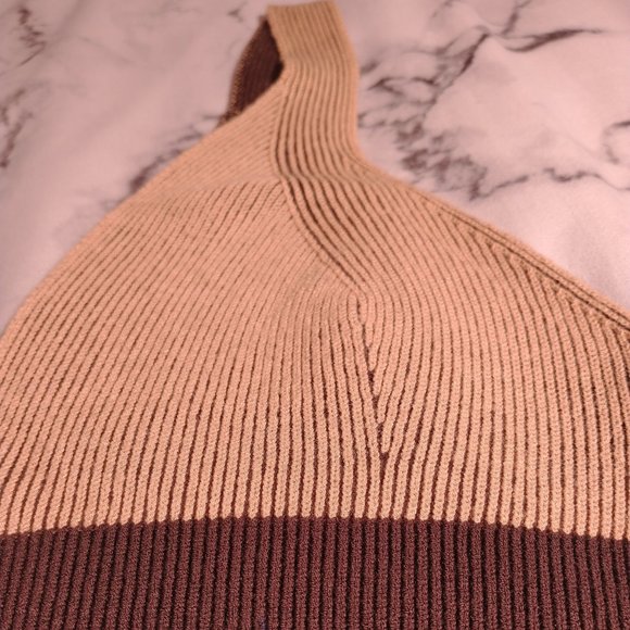 Live the Process Plaited Bra in Mission Fruit Ginger Root, XL, never worn NWOT - Picture 2 of 4